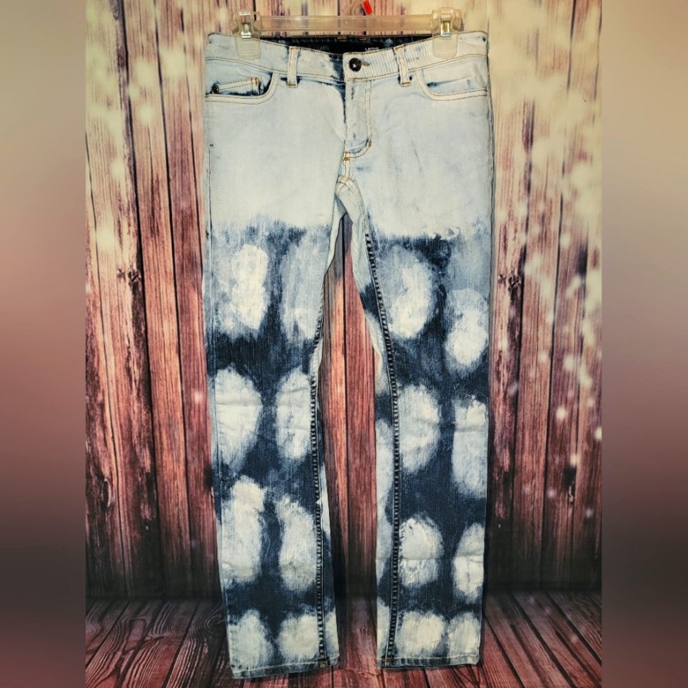 VANS Distressed Bleached Jeans - Size 3 - EUC